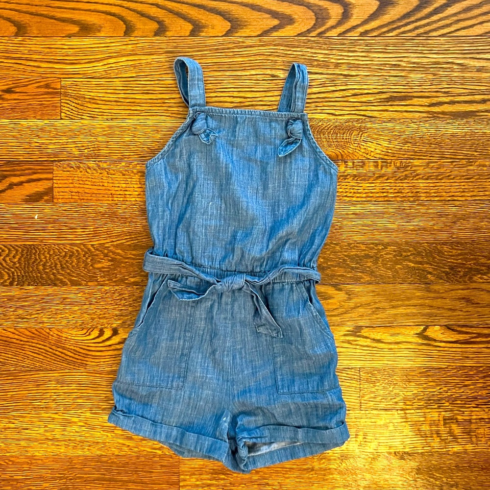 Girls old navy chambray romper